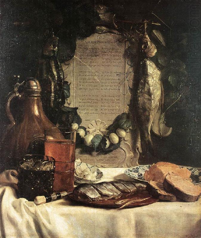 Still-life in Praise of the Pickled Herring df, BRAY, Joseph de